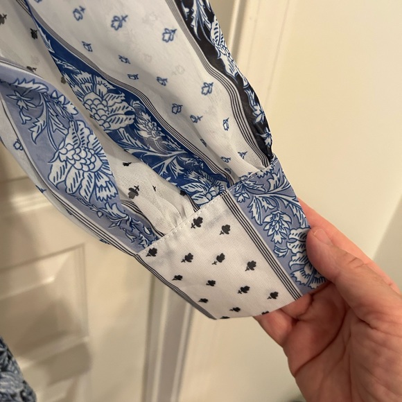 Boohoo size 12 long sleeve tie waist summer dress - Picture 2 of 4